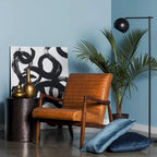Fauteuil Rowan Poly & Bark - Cuir véritable italien pleine fleur