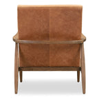 Fauteuil Rowan Poly & Bark - Cuir véritable italien pleine fleur