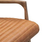 Fauteuil Rowan Poly & Bark - Cuir véritable italien pleine fleur