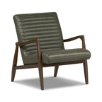 Fauteuil Rowan Poly & Bark - Cuir véritable italien pleine fleur
