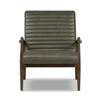 Fauteuil Rowan Poly & Bark - Cuir véritable italien pleine fleur