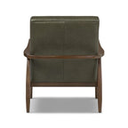 Fauteuil Rowan Poly & Bark - Cuir véritable italien pleine fleur