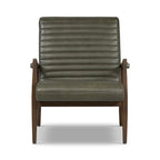 Fauteuil Rowan Poly & Bark - Cuir véritable italien pleine fleur