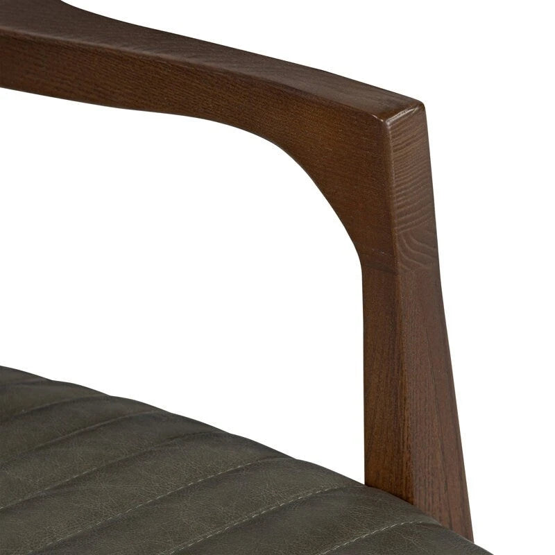 Fauteuil Rowan Poly & Bark - Cuir véritable italien pleine fleur