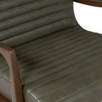 Fauteuil Rowan Poly & Bark - Cuir véritable italien pleine fleur