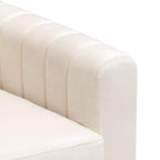 Fauteuil club capitonné - Fauteuil d'appoint en velours - Fauteuil de salon confortable - Voir photo