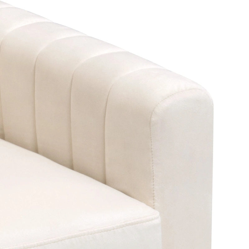 Fauteuil club capitonné - Fauteuil d'appoint en velours - Fauteuil de salon confortable - Voir photo