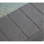 Banc rectangulaire de rangement rembourré, Banc de bout de lit de chambre à coucher
