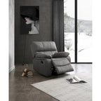 Ensemble de salon inclinable Betsy Furniture 3 pièces en microfibre, canapé, causeuse et fauteuil