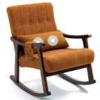 Fauteuil à bascule rembourré AVAWING avec support lombaire massant