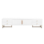 Meuble TV moderne de 65+ pouces avec rangement pour salon
