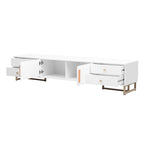 Meuble TV moderne de 65+ pouces avec rangement pour salon
