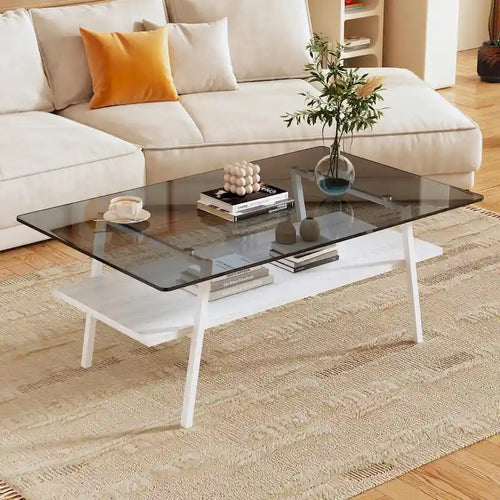 38,58 Table basse rectangulaire au design moderne