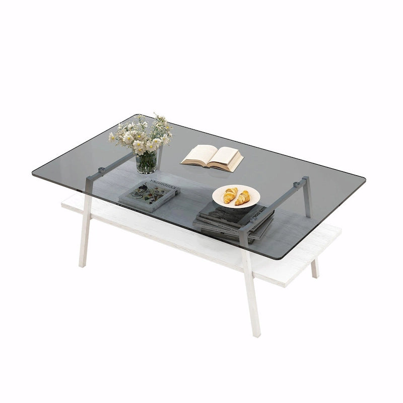 38,58 Table basse rectangulaire au design moderne