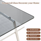 38,58 Table basse rectangulaire au design moderne