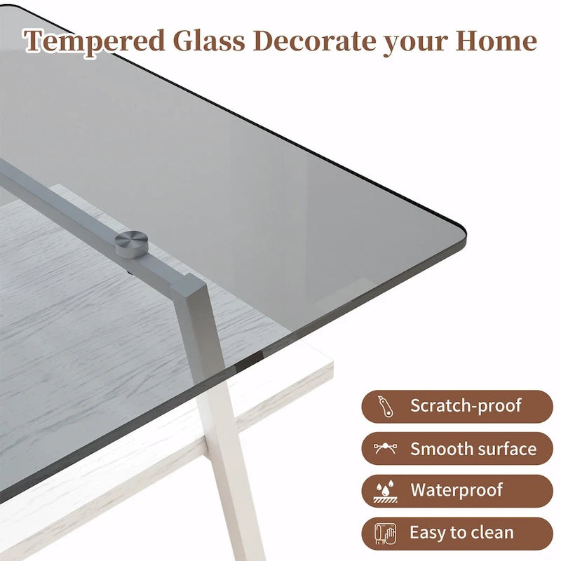 38,58 Table basse rectangulaire au design moderne