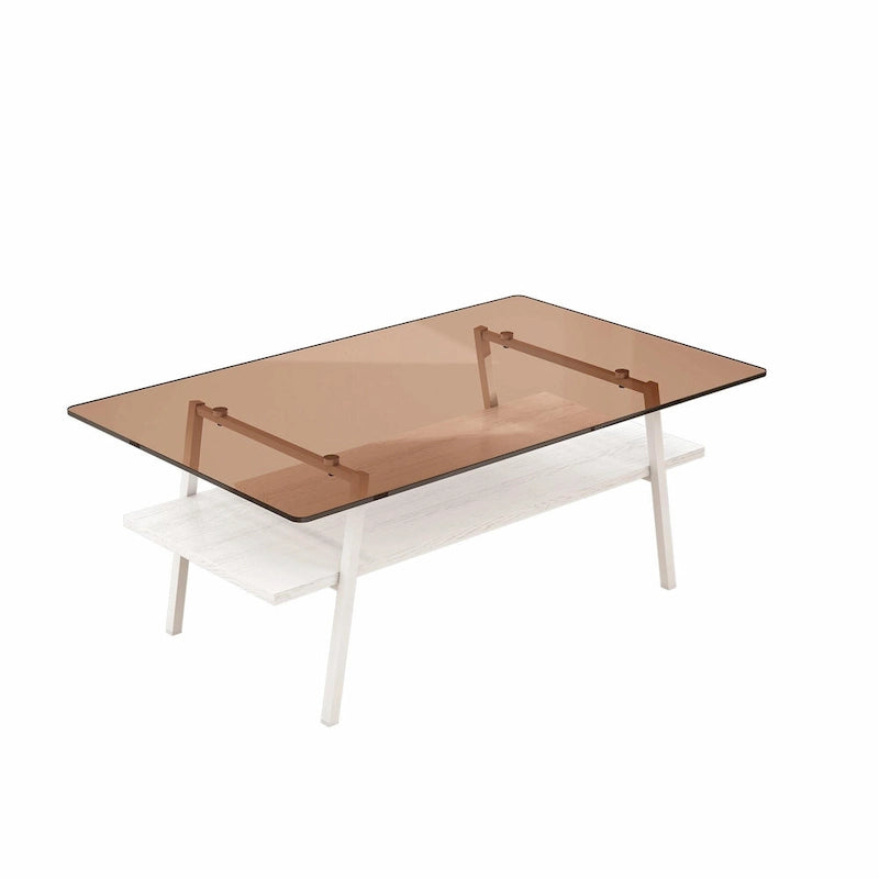 38,58 Table basse rectangulaire au design moderne