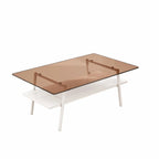 38,58 Table basse rectangulaire au design moderne