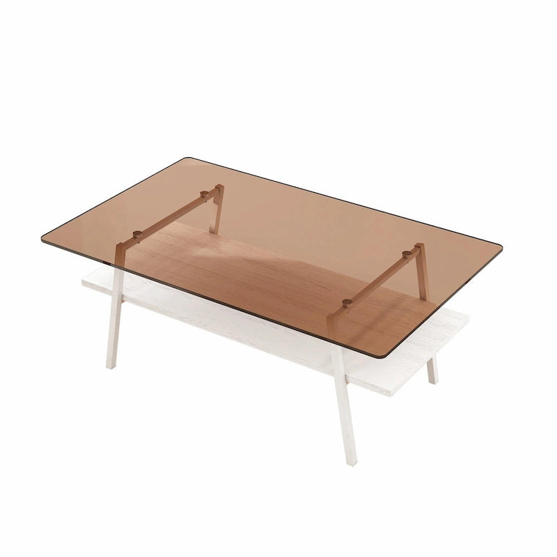 38,58 Table basse rectangulaire au design moderne