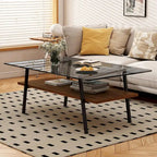 38,58 Table basse rectangulaire au design moderne
