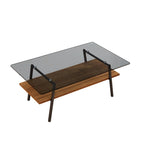38,58 Table basse rectangulaire au design moderne