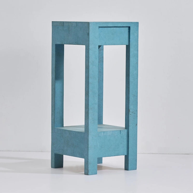 Table d'appoint rustique en bois massif pour canapé - 11 l x 26 H
