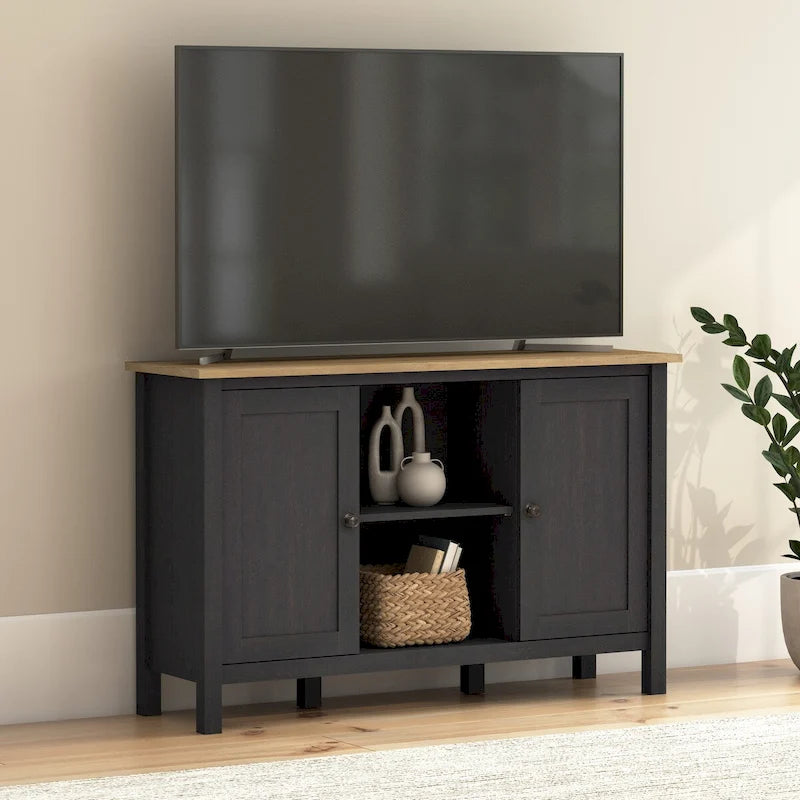 Meuble TV haut Mayfield 48W, console multimédia.