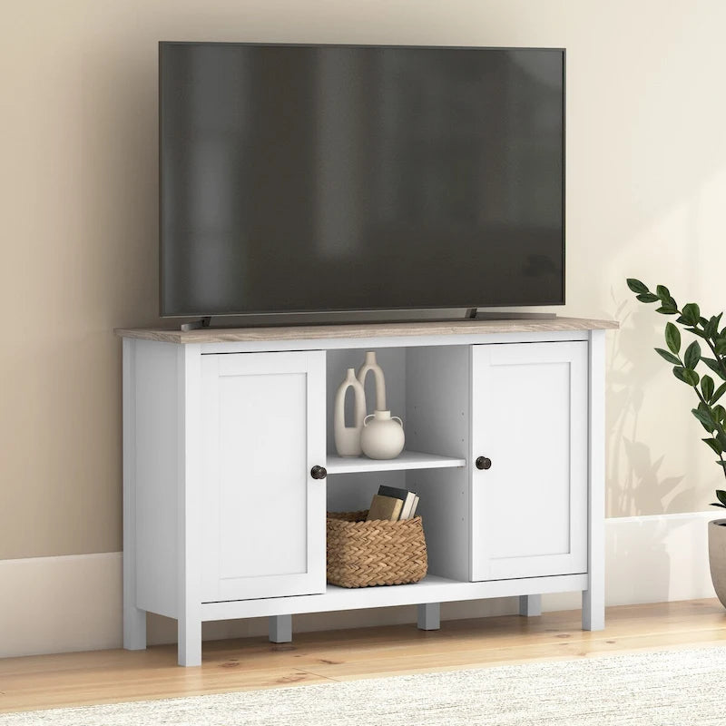 Meuble TV haut Mayfield 48W, console multimédia.