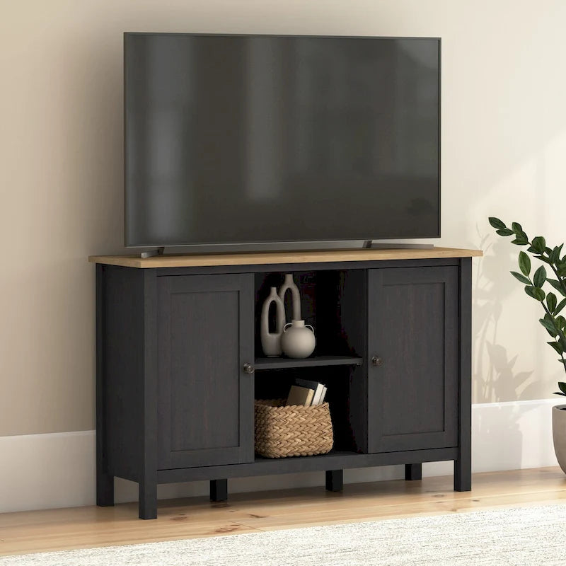 Meuble TV haut Mayfield 48W, console multimédia.