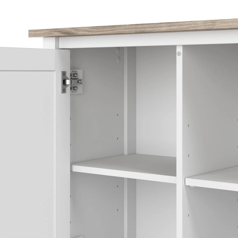 Meuble TV haut Mayfield 48W, console multimédia.