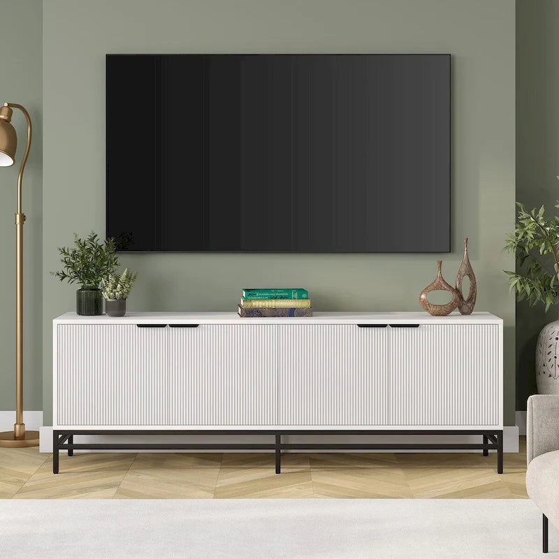 Meuble TV rectangulaire Montello pour téléviseurs jusqu'à 78 po - 70 de large