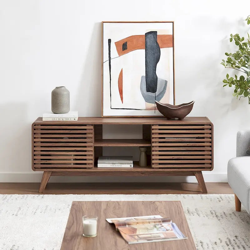 Meuble TV haut de style moderne du milieu du siècle Mopio Ensley 59