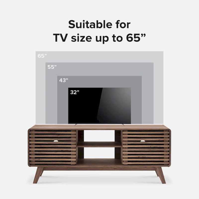 Meuble TV haut de style moderne du milieu du siècle Mopio Ensley 59