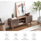 Meuble TV haut de style moderne du milieu du siècle Mopio Ensley 59