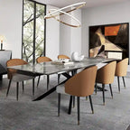 Table à manger rectangulaire extensible en pierre frittée de 280 cm - 200 à 280 cm