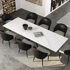 Table à manger rectangulaire extensible en pierre frittée de 280 cm - 200 à 280 cm