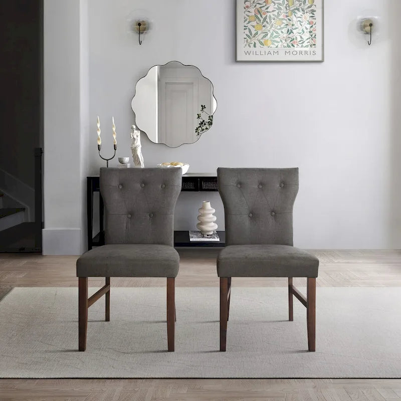 Chaise de salle à manger en bois moderne du milieu du siècle CraftPorch