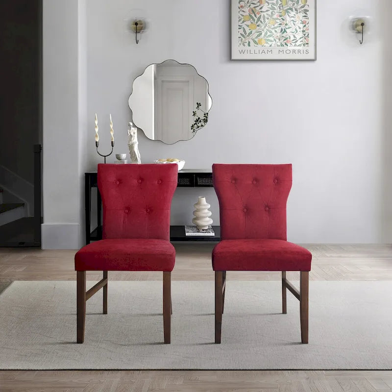Chaise de salle à manger en bois moderne du milieu du siècle CraftPorch
