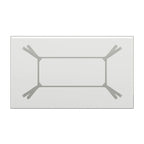 Table de salle à manger rectangulaire Nadine Mid-Century en noyer foncé par iNSPIRE Q Modern