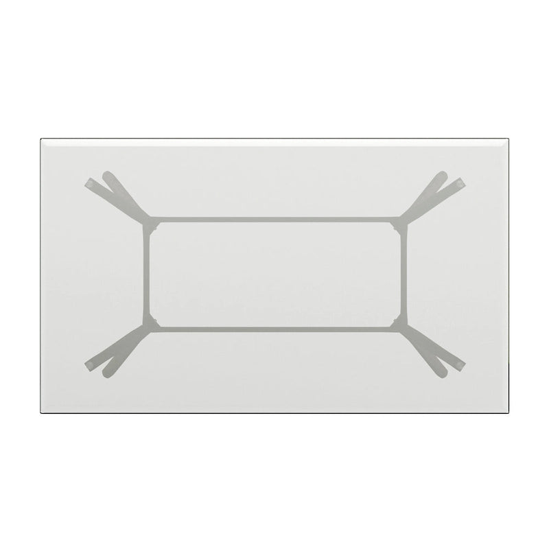 Table de salle à manger rectangulaire Nadine Mid-Century en noyer foncé par iNSPIRE Q Modern