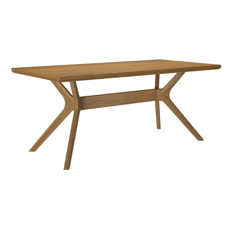 Table à manger rectangulaire Plank and Beam Verso avec pieds croisés - 72
