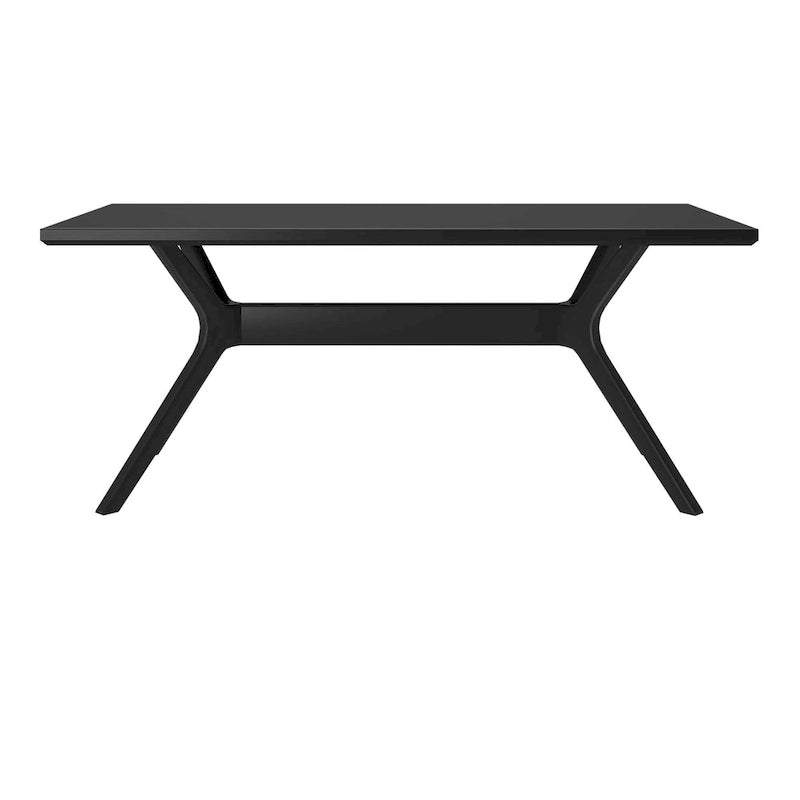 Table à manger rectangulaire Plank and Beam Verso avec pieds croisés - 72