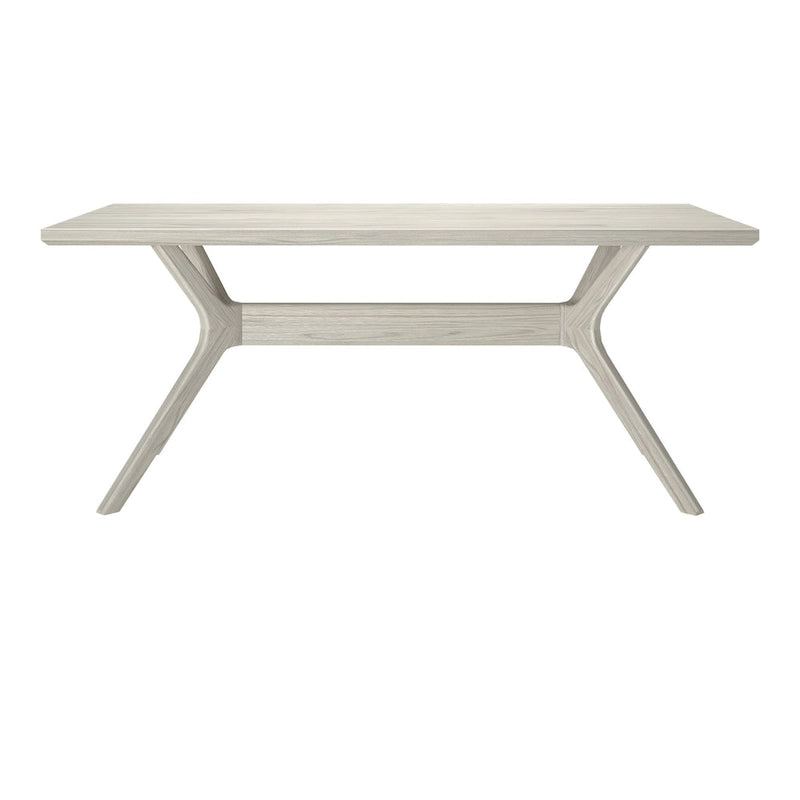 Table à manger rectangulaire Plank and Beam Verso avec pieds croisés - 72