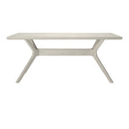 Table à manger rectangulaire Plank and Beam Verso avec pieds croisés - 72