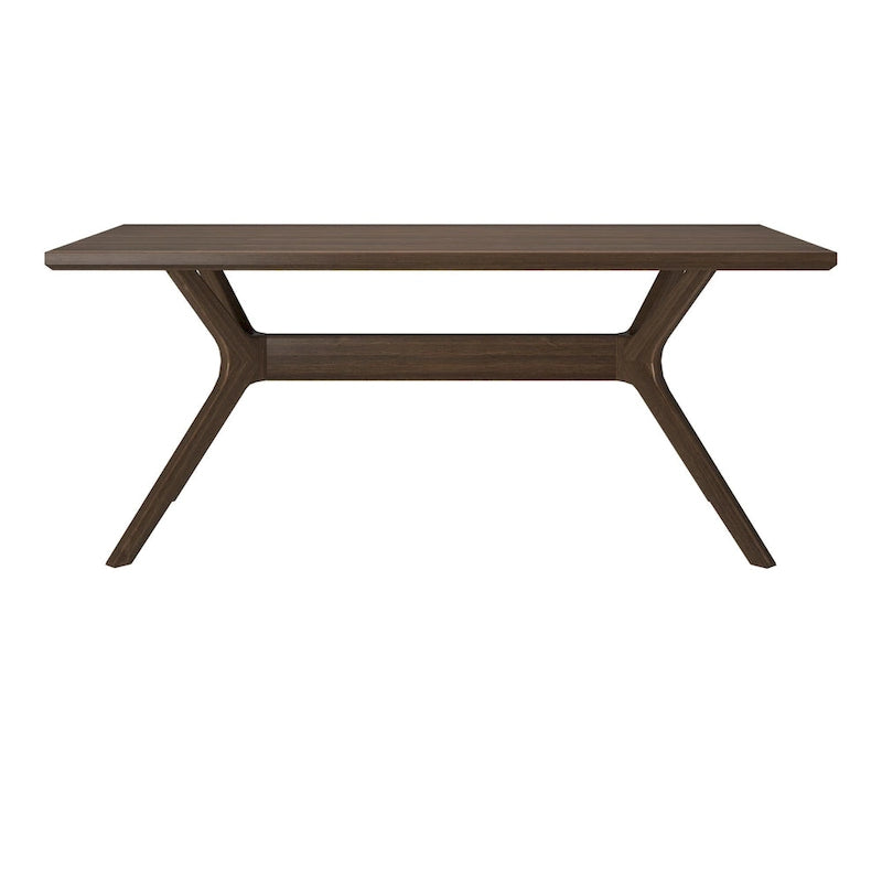 Table à manger rectangulaire Plank and Beam Verso avec pieds croisés - 72