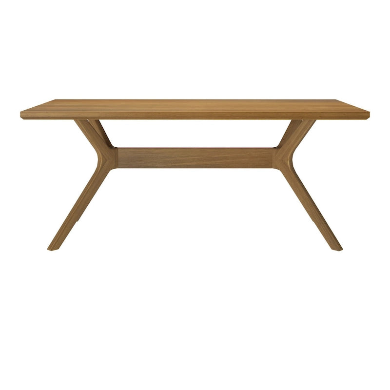 Table à manger rectangulaire Plank and Beam Verso avec pieds croisés - 72