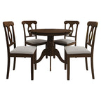 Ensemble de salle à manger en bois 5 pièces Mid-Century CraftPorch