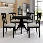 Ensemble de salle à manger en bois 5 pièces Mid-Century CraftPorch