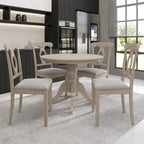 Ensemble de salle à manger en bois 5 pièces Mid-Century CraftPorch