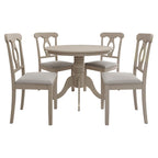 Ensemble de salle à manger en bois 5 pièces Mid-Century CraftPorch
